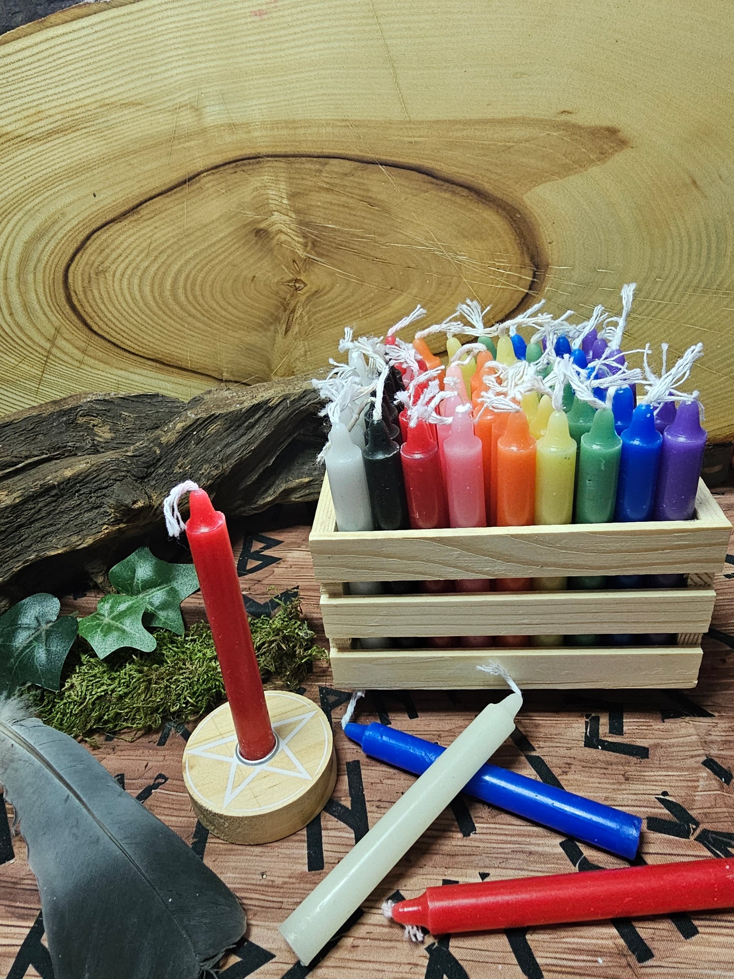 Ritualstabkerzen klein