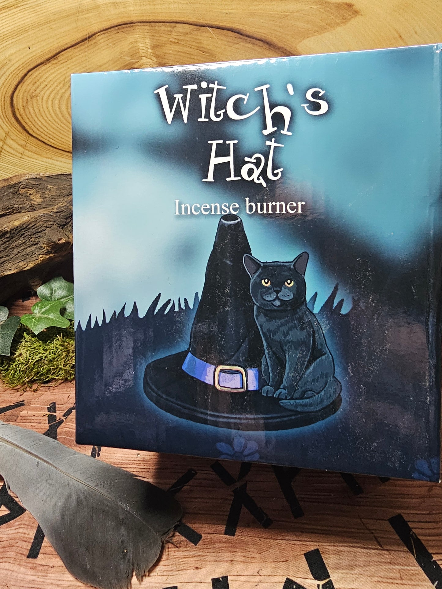 Räucherkegelgefäß Katze